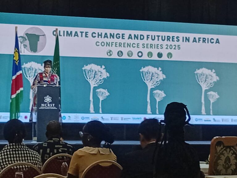 NUST Researcher at the Climate Change Conference Namibia